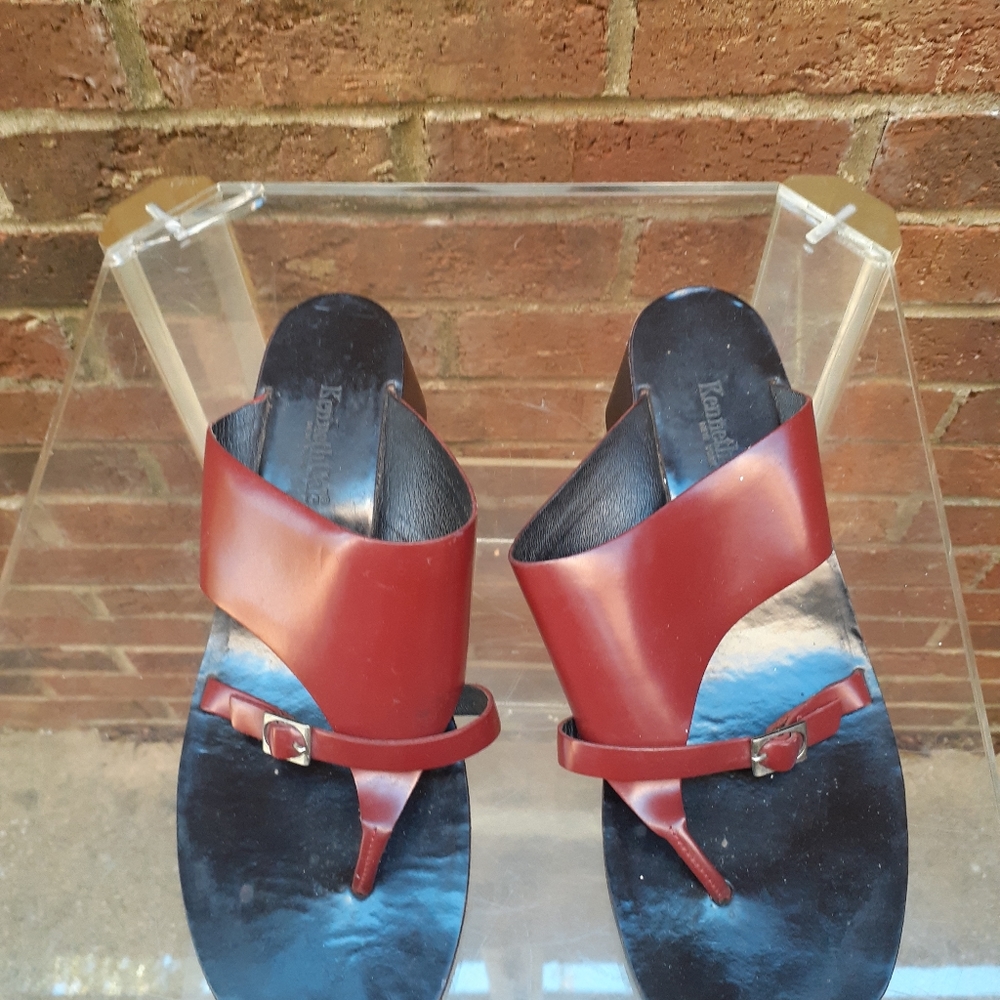 Kenneth Cole open toe leather sandles